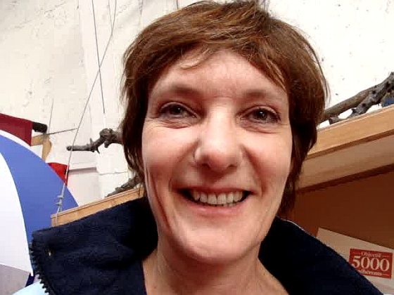 Anne Goujon, tout sourire. Photo Yffic Dornic - txt3-1